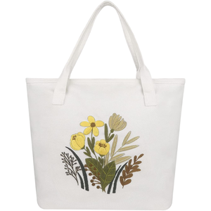 COTTON FIELD Custom Printed Logo Large HANDLE Gusseted Cotton <b>Canvas</b> <b>Tote</b> Bag Embroidered Personalized <b>Canvas</b> Shopping Bag - Product Image 1