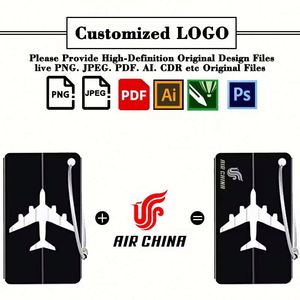 ป้ายแท็กกระเป๋าเดินทางอะลูมิเนียมสี ขนาด 7.5 ซม. ป้ายแท็กกระเป๋าเดินทางโลหะแบบขายส่ง - Product Image 2