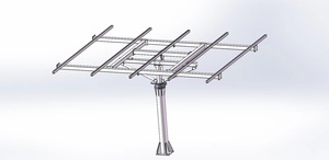 Système de suivi <span class=keywords><strong>solaire</strong></span> à double axe 4 kW <span class=keywords><strong>8</strong></span> <span class=keywords><strong>panneaux</strong></span> complet avec kit de composants clés du système d'orientation - Product Image 3