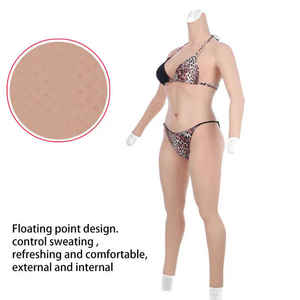Pecho Grande Artificial <span class=keywords><strong>Tetas</strong></span> Mono de Silicona Vagina Realista Forma de Pecho Pechos Artificiales Sissy Transgénero Cosplay Disfraces - Product Image 3