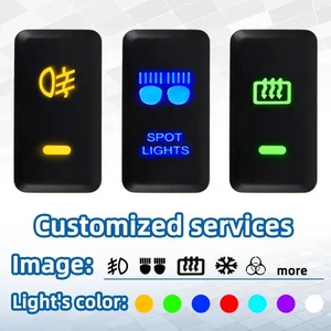 12V chuyển đổi xe dẫn lái xe ánh sáng ON-OFF sương mù đèn đẩy nút đèn thiết bị chuyển mạch cho t oyota tacoma FJ Cruiser - Product Image 6