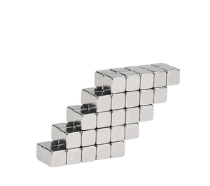 Aimants en néodyme en forme de cube N42 5x5x5mm, néocubes nickelés, aimants en forme de cube en terres rares - Product Image 2