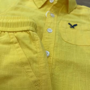 Conjunto de Dos Piezas de Alta Calidad para Niños de 2 a 12 Años, Camisas Lavadas, Conjunto de Ropa para Niños, Estilo Informal de Verano, Traje Casual para Niño - Product Image 5