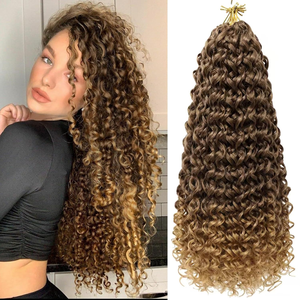 <span class=keywords><strong>Extension</strong></span> per capelli Luffy Spring Twist, <span class=keywords><strong>lunghe</strong></span> <span class=keywords><strong>trecce</strong></span> ricce all'uncinetto - Product Image 4