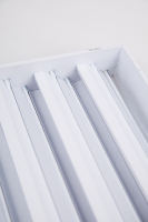 Grille d'aération fixe moderne en aluminium résistant aux intempéries pour l'extérieur et le bureau Installation facile et remplacement de retour
