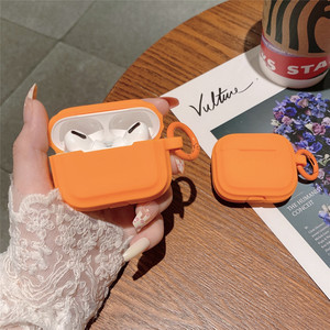 เคสซิลิโคน TPU แบบนิ่มพร้อมล็อคเคสหูฟังกันกระแทกกันตกสำหรับ airpods 1 2 3 4 Pro 3 - Product Image 5