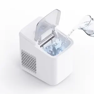 Mini macchina per cubetti di ghiaccio domestica macchina per la produzione di ghiaccio da banco automatica portatile per la produzione di ghiaccio