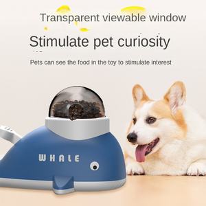 Rompecabezas interactivo automático para perros, juguetes educativos <span class=keywords><strong>de</strong></span> alimentación lenta, forma <span class=keywords><strong>de</strong></span> ballena, dispensador <span class=keywords><strong>de</strong></span> golosinas para perros, Juguetes - Product Image 4