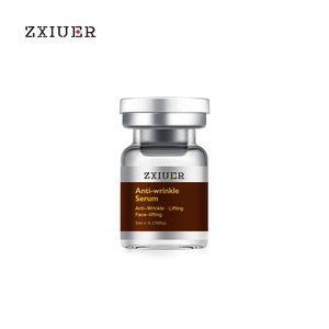 プロフェッショナルなアンチリンクルコラーゲンフェイスセラム、アセチルヘキサペプチド-8、スネークペプチド配合で、肌を引き締め、活性化し、アンチエイジング効果をもたらします。 - Product Image 1