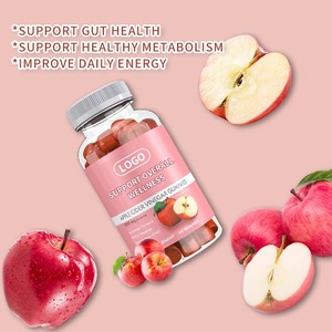 2025 mới Hữu Cơ ACV APPLE CIDER dấm Bột Axit Folic Vitamin B12 Collagen Gummy kẹo người lớn cấp thực phẩm Halal chứng nhận - Product Image 4