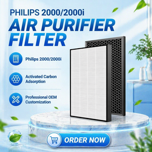 Filtro de Repuesto HEPA con Carbón Activado Philipss AC2889, Eficiencia H13, FY3432 FY2420, Elementos de Purificación de <span class=keywords><strong>Aire</strong></span> al por Mayor para Hoteles - Product Image 2