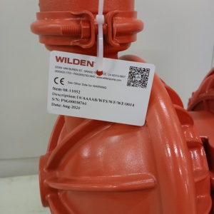 Pompe à diaphragme pneumatique Wilden T8/AAAAB/WFS/WF/WF/0014 avec diaphragme Santoprene, actionnée par air, qualité marine, pour transfert d'huile et eaux usées - Product Image 3