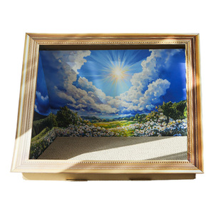 Oil painting cat house, cat <b>bed</b>, cat house, pet cat house, cat scratching post, truth frame integrated design, new and stylish - Product Image 2
