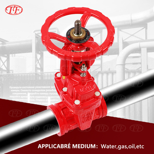 Z81x PN10 PN16 pn25 lửa van rãnh kết thúc cho nước TF z81x rãnh EPDM mềm con dấu hướng dẫn sử dụng tăng gốc Van cổng dễ uốn sắt - Product Image 2