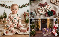 Tela DBP con Estampado Navideño, Impresión Digital Personalizada, Tela de Poliéster Doble Cepillado con Patrón Navideño para Proyectos Creativos de Bricolaje, Sin Pedido Mínimo