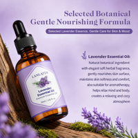 Bahan Alami dari Tumbuhan Minyak Esensial Lavender untuk Pertumbuhan Rambut Minyak Argan Cold Pressed Rosemary Minyak Esensial Lavender