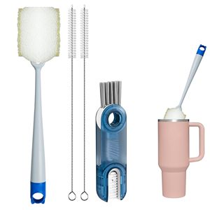 Kit de Cepillos Limpiadores para Botellas de Agua, para Ranuras y Tubos Estrechos de la Stanley Cup, Juego de Cepillos de Limpieza para Vasos y Botellas Deportivas - Product Image 1