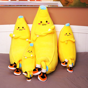 50-110cm géant <span class=keywords><strong>banane</strong></span> jouets en <span class=keywords><strong>peluche</strong></span> doux dessin animé sourire <span class=keywords><strong>banane</strong></span> <span class=keywords><strong>peluche</strong></span> fruits coussin oreiller créatif filles saint valentin cadeau poupée - Product Image 1