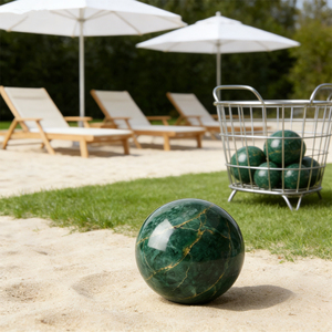 Vente en gros <span class=keywords><strong>de</strong></span> <span class=keywords><strong>boules</strong></span> <span class=keywords><strong>de</strong></span> pétanque en résine marbrée avec logo personnalisé, poids professionnel, jeu <span class=keywords><strong>de</strong></span> sport <span class=keywords><strong>de</strong></span> plein air - Product Image 3