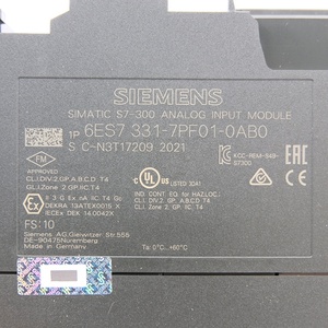 Módulo de entrada de temperatura Siemens 6ES7331-7PF01-0AB0 S7-300 PLC con compensación de junta fría RS485 para uso industrial - Product Image 2
