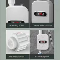 Chauffe-eau instantané pour douche, chauffe-eau électrique, 220V 3500W, chauffe-eau à température constante pour salle de bain