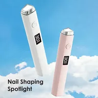 Lámpara UV LED Huizi MINI de 1.5W para Secar Uñas, Portátil con Cable USB, para Gel Semicurado y Adhesivos de Uñas
