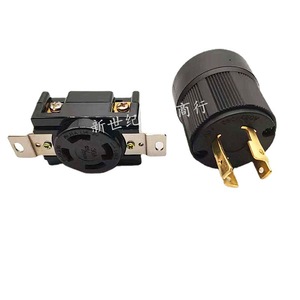 Enchufe de Cobre de Cuatro Orificios Antidesprendimiento Monofásico/Trifásico de 380V para Generadores de Gasolina/Diésel de 5KW y 8KW Estilo Americano - Product Image 1