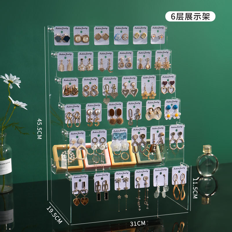 Six-layer transparent design with 42 hook cards included.