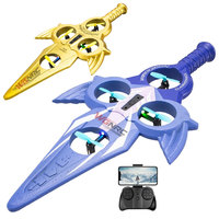 WGNRC V57 Épée Volante RC en Mousse, Jouet Télécommandé par Application, Avion RC en Mousse EPP, Jouets Quadricoptères RC