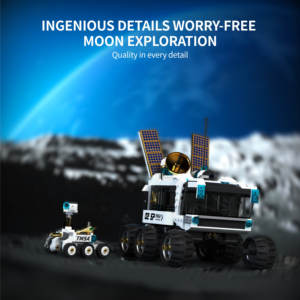 Lunar Explorer, Juego de Construcción de 626 Piezas, Bloques de Construcción de Robots Espaciales para Niños, Regalo, Ladrillos de Plástico, Modelo de Vehículo Todoterreno - Product Image 3