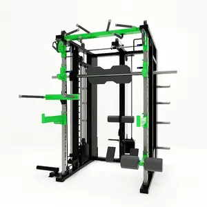 Home gym equipment trainer multifunzione all in 1 combo power rack con Smith Machine Squat Rack