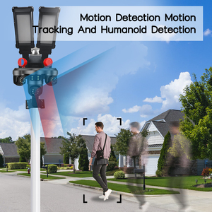 Shenzhen Factory Direct Supply New Design All in One Solar Street <strong>Light</strong> <strong>Camera</strong> 4G PTZ <strong>Security</strong> with Motion Alert for Parking Lot - Product Image 2