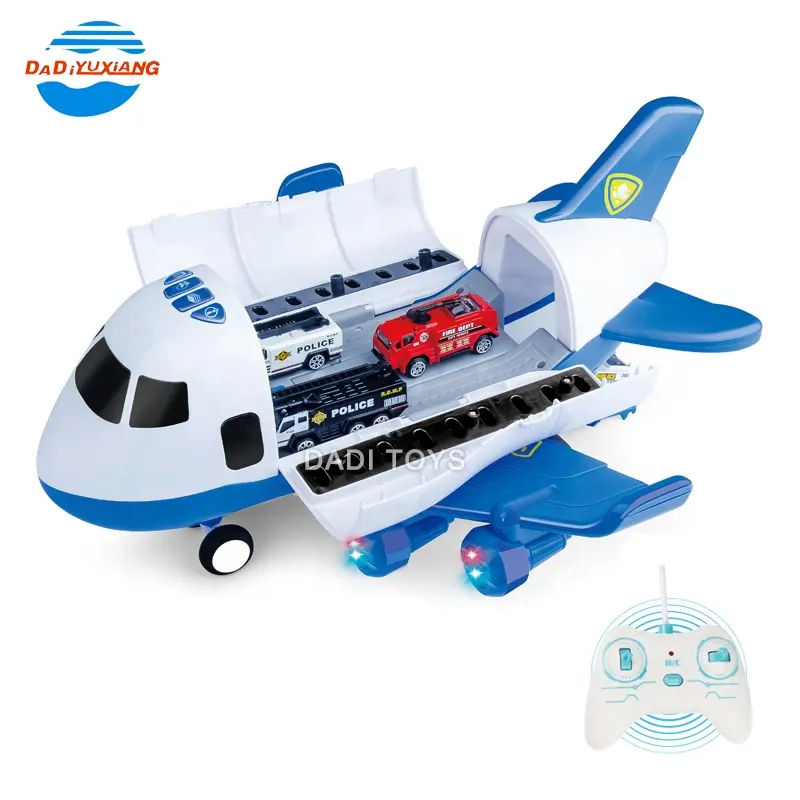 מכירה לוהטת Rc מסלול אחסון תיבת מטוס רכב צעצוע Creative מצחיק סט עם אביזרים עשירים
