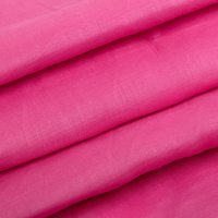 Tissu en dentelle de ramie 100% pur en gros, tissé uni 21SX21S 125G, léger et respirant, pour robe d'été, vêtement pour filles