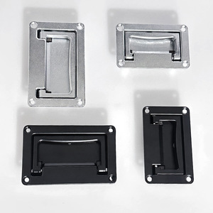 Zinc Alloy Recessed Handle LS702 Concealed <b>Cabinet</b> Door Handle Rectangle Industrial Design Durable Furniture Handle - Product Image 2