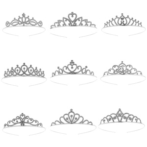 BELLE WORLD <span class=keywords><strong>Couronne</strong></span> <span class=keywords><strong>de</strong></span> Princesse Style Tiara pour Filles, Bandeau Cheveux en Alliage <span class=keywords><strong>de</strong></span> Cristal, Peigne à Cheveux pour Fête, Anniversaire, <span class=keywords><strong>Mariage</strong></span>, Accessoires Cheveux - Product Image 3