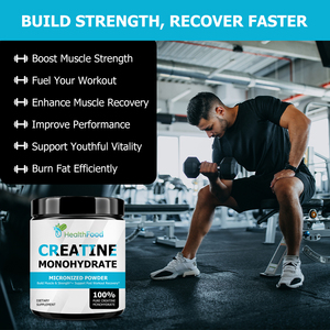 Creatina Micronizada Personalizada en Polvo para el Crecimiento Muscular, la Recuperación de la Fuerza y la Salud Cerebral, Apta para Veganos, para Todas las Edades - Product Image 6