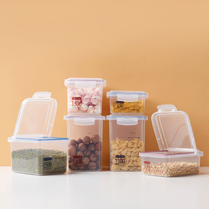 Uso en el hogar de plástico hermética de cocina de grano de Cereal de arroz contenedores de almacenamiento caja de <span class=keywords><strong>comida</strong></span> seca contenedores con tapa - Product Image 2
