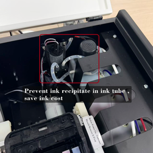 ซื้อ 1 แถม 10 ชุดผลิตภัณฑ์สิ่งทอขนาดเล็ก ชุดเต็ม L805 เครื่องพิมพ์เสื้อยืดแบบตั้งโต๊ะหัวเดียว พร้อมแล็ปท็อป ฟิล์ม DTF ผงหมึก - Product Image 3