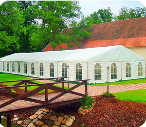 <span class=keywords><strong>Pagode</strong></span> pour événements de mariage, festivals, traiteur, structure en aluminium blanc, tente de mariage extérieure blanche - Product Image 4