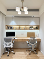 Muebles de estudio y sala de estar de madera hechos a medida Escritorios y estanterías para uso en computadora