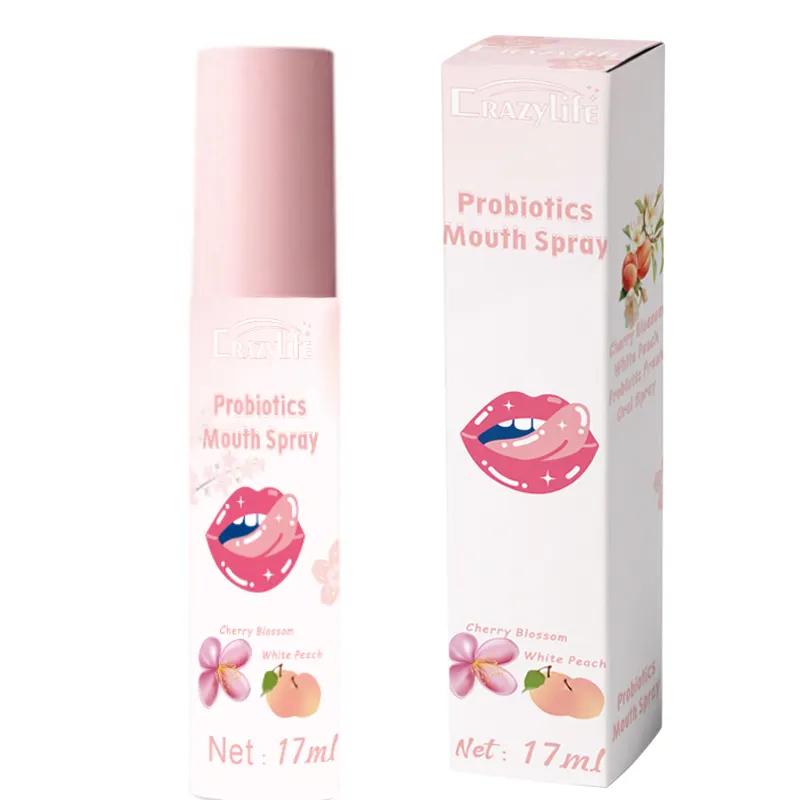 Lasting Fresh Lasting Mouth Spray Soins bucco-dentaires Facile à transporter Spray buccal 17ml Halitosis Éliminer la mauvaise haleine Facile à utiliser