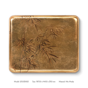 Golden Traditional <strong>Chinese</strong> 3D Wood Carving Wall Design <strong>Painting</strong> Home Decoration Handmade <strong>Bamboo</strong> Wall Arts - Product Image 2