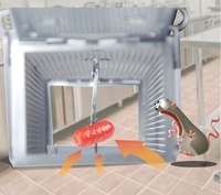 Cage à souris et rats grande capacité, double porte, pour capture humaine de rongeurs – Vente en gros