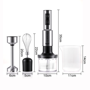 RAF 4 in 1 Blender <b>Set</b> 400W Stainless Steel Hand Food Whisk Mixer With 1000ml <b>Measuring</b> <b>Cup</b> R.3027 1 Complete 4 in 1 Food Proces - Product Image 6