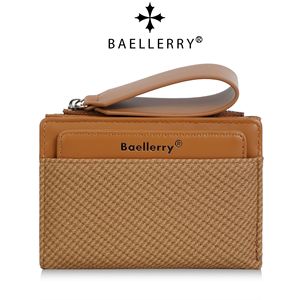 กระเป๋าสตางค์แบบพับสองตอนสำหรับผู้หญิง Baellerry ความจุขนาดใหญ่ พร้อมสายคล้องข้อมือ ช่องใส่บัตร ช่องใส่เหรียญ ใช้ได้ทุกวัน - Product Image 5