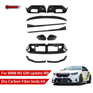Kit de Carrocería de Fibra de Carbono Seca de Gran Calidad, Estilo MP, para BMW M5 G90, Alerón Delantero y Trasero, Faldones Laterales - Product Image 1