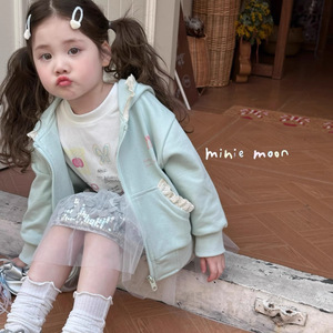 Tongxingyuan Girls <b>Jacket</b> Set <b>Sequin</b> Skirt Spring Korean Style Breathable With Label Size M - Product Image 3