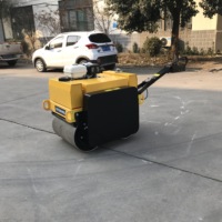 Compacteur à rouleaux vibratoire manuel pour bébé, petit compacteur routier, 300 kg, 500 kg, 800 kg, bon fournisseur