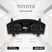 Nouvel écran LCD HD 12,3 pouces LU DI pour tableau de bord numérique LandCruiser LC200 2008-2021, Plug & Play, 4 thèmes d'interface utilisateur